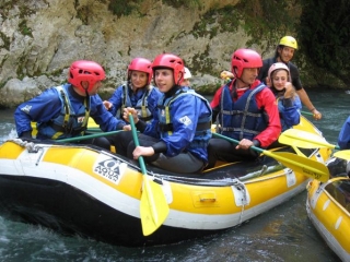 Gruppo rafting